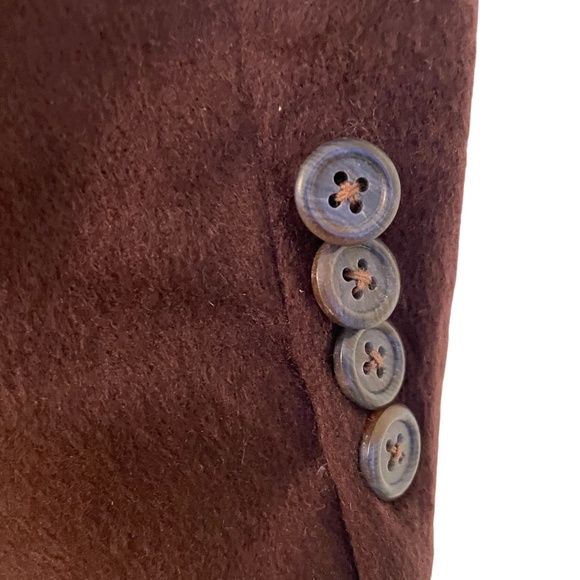 Vintage Men's PBM Pincus Brothers Maxwell 100% Cashmere Burgundy Jacket Blazer - Picture 10 of 13